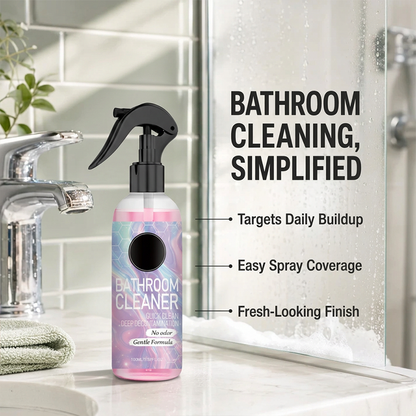 🌟🌟 Bathroom Cleaner: Sparkle in Seconds, No Harsh Fumes
